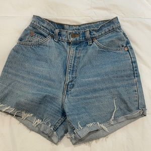 Vintage Levi jean shorts